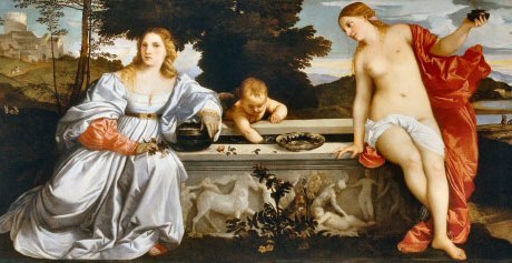 L'amour sacré et l'amour profane, Titien L'amour sacré et l'amour profane, Titien
