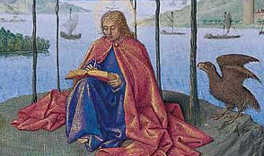 Saint Jean à Patmos par Jean Fouquet Saint Jean à Patmos par Jean Fouquet