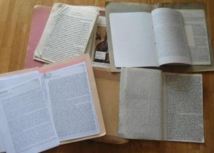 Quelques photos de manuscrits d'AFD et travaux en cours Quelques photos de manuscrits d'AFD et travaux en cours